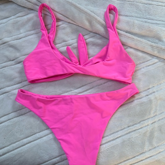 Zaful Bright Pink Swimwear - Picture 3 of 3